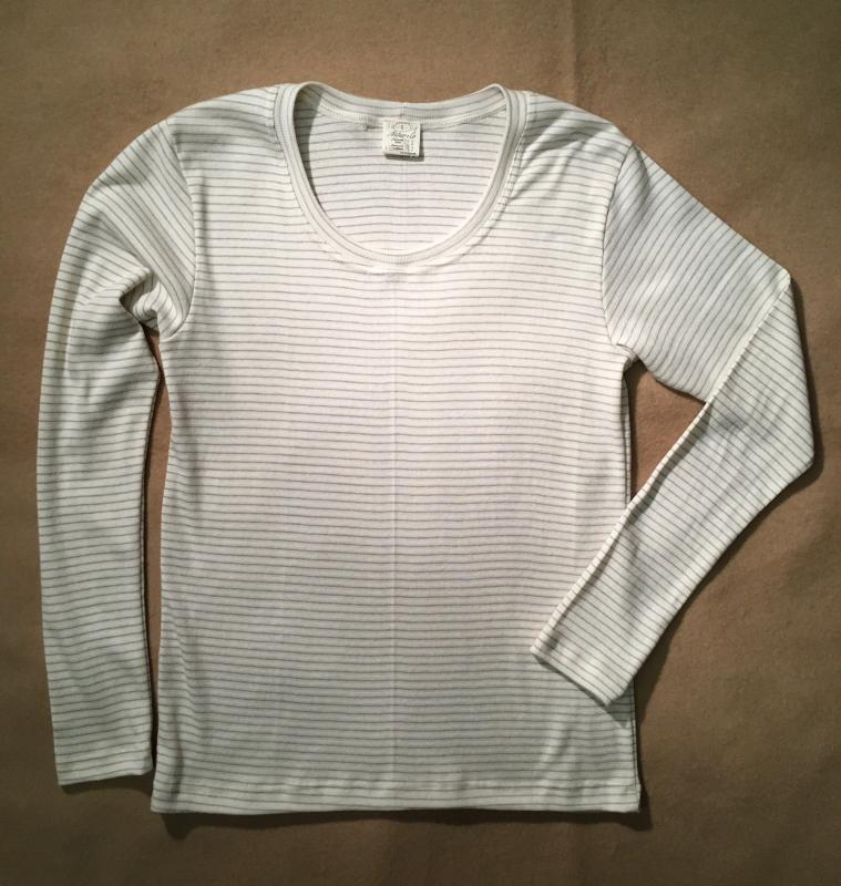 Damen  Langarm-Shirt geringelt